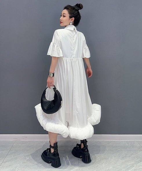 Hem Ruffle Dress